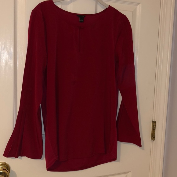EUC Ann Taylor red 3/4 sleeve - Picture 1 of 7